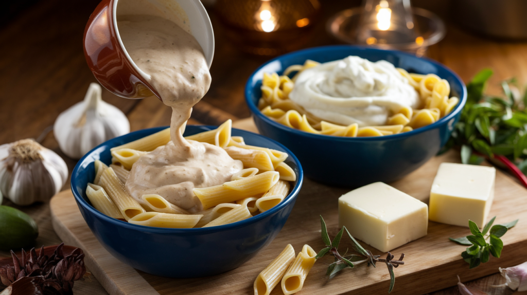 Is Creamy Garlic Parmesan the Same as Alfredo?