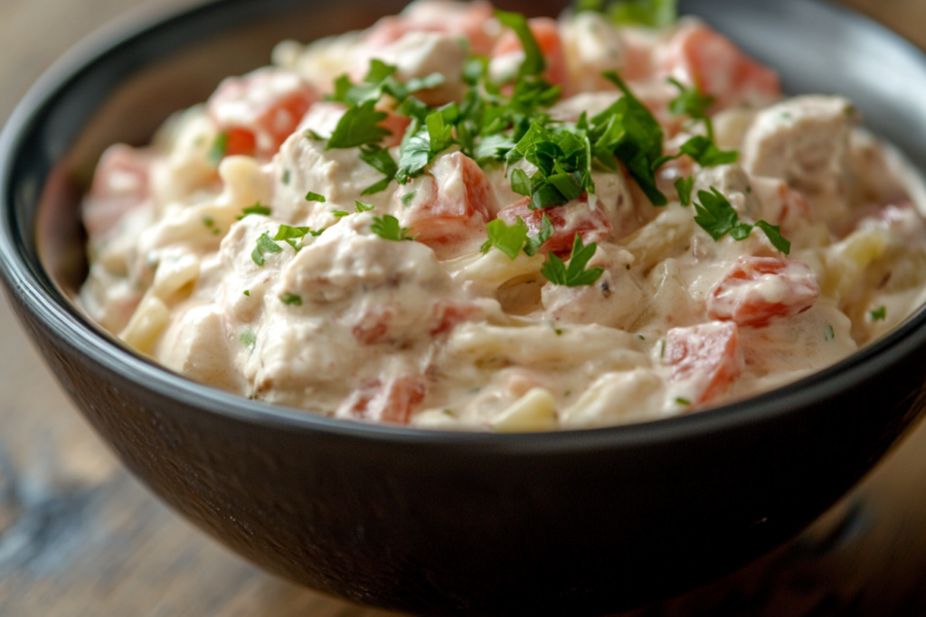 Naturally delicious dishes: creamy tuna pasta and savory salmon belly recipe.