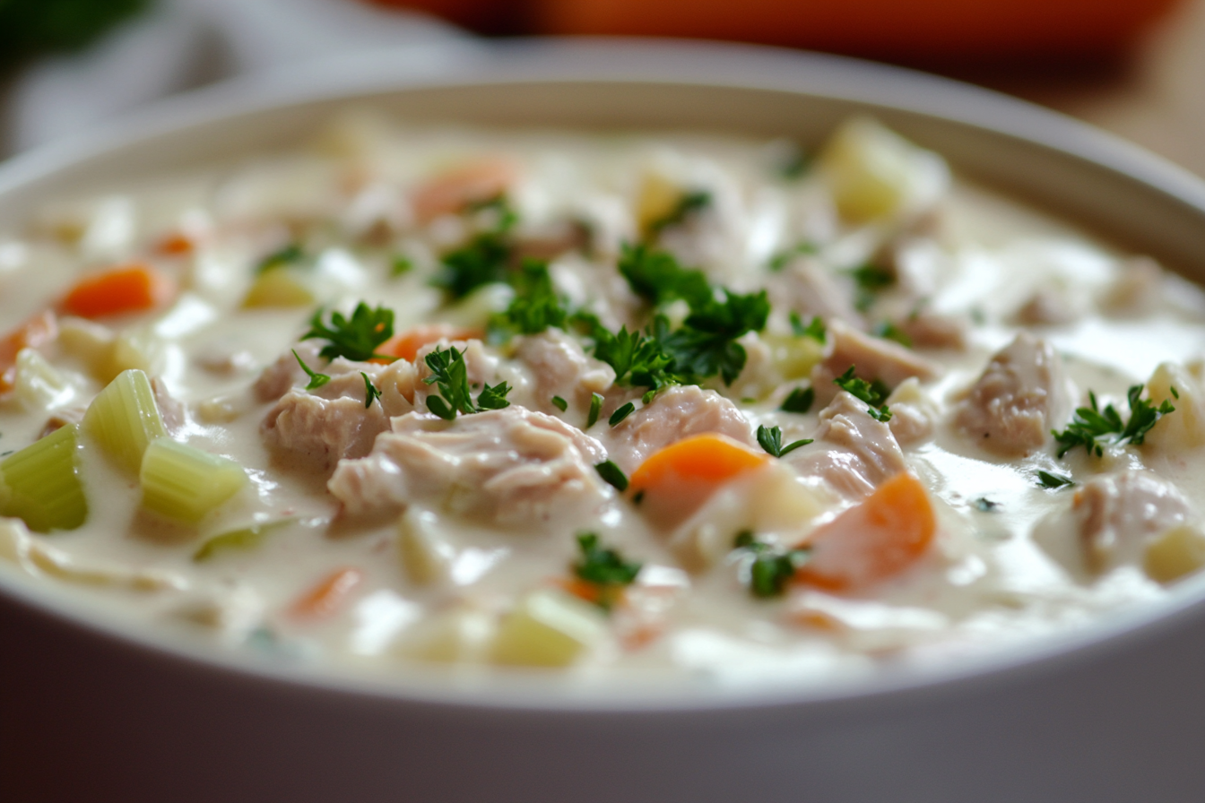 Ingredients for tuna pasta and salmon stew, naturally fresh components.